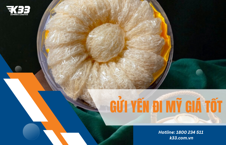 Gửi yến sào đi Mỹ nhanh chóng, giá rẻ