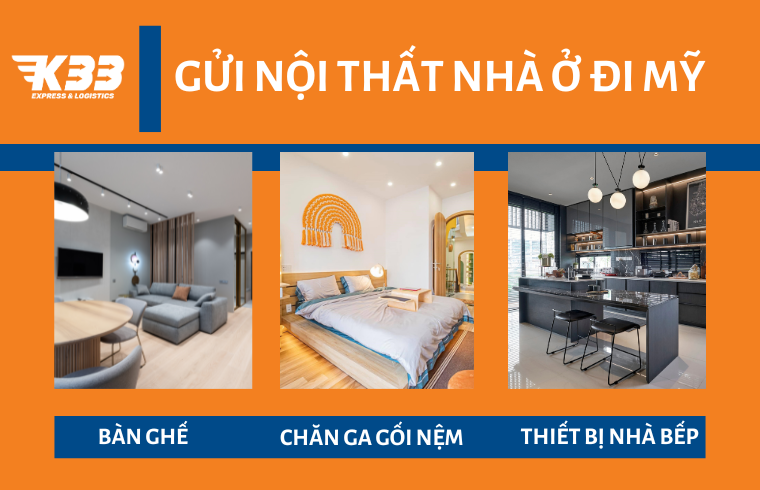 gửi nội thất đi mỹ