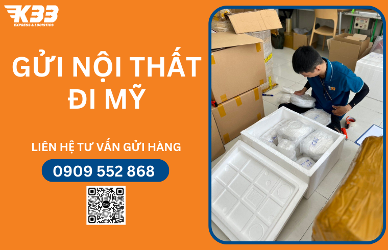 gửi nội thất đi mỹ