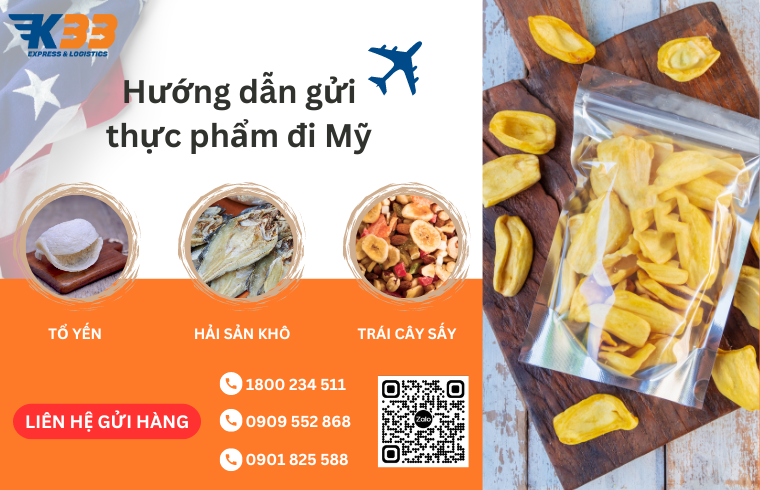 gửi thực phẩm đi Mỹ