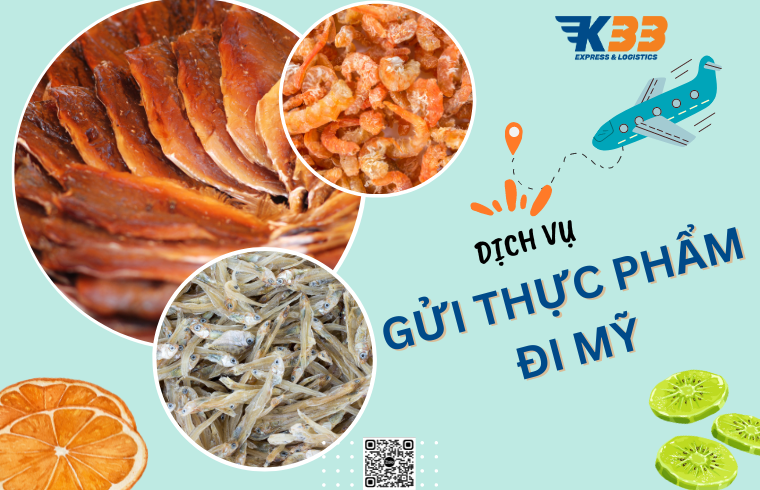 gửi thực phẩm đi Mỹ
