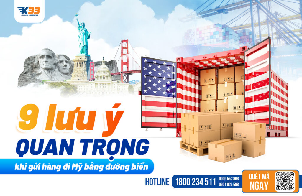 lưu ý quan trọng khi gửi hàng đường biển đi Mỹ