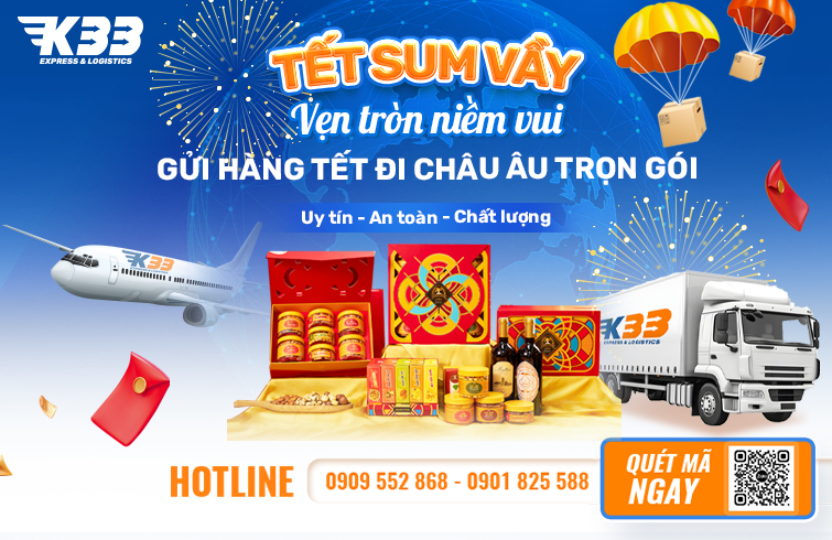 gửi hàng tết đi châu âu giá rẻ