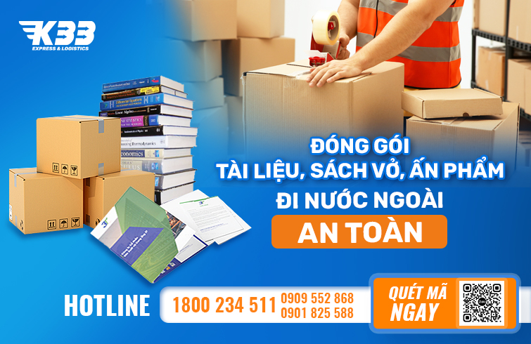 đóng gói giấy tờ tài liệu gửi đi nước ngoài