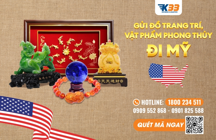 gửi đồ phong thủy đi mỹ