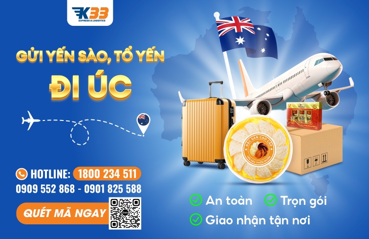dịch vụ gửi yến sào đi úc