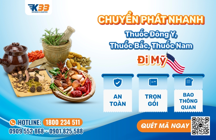 gửi thuốc đông y thuốc tễ đi Mỹ