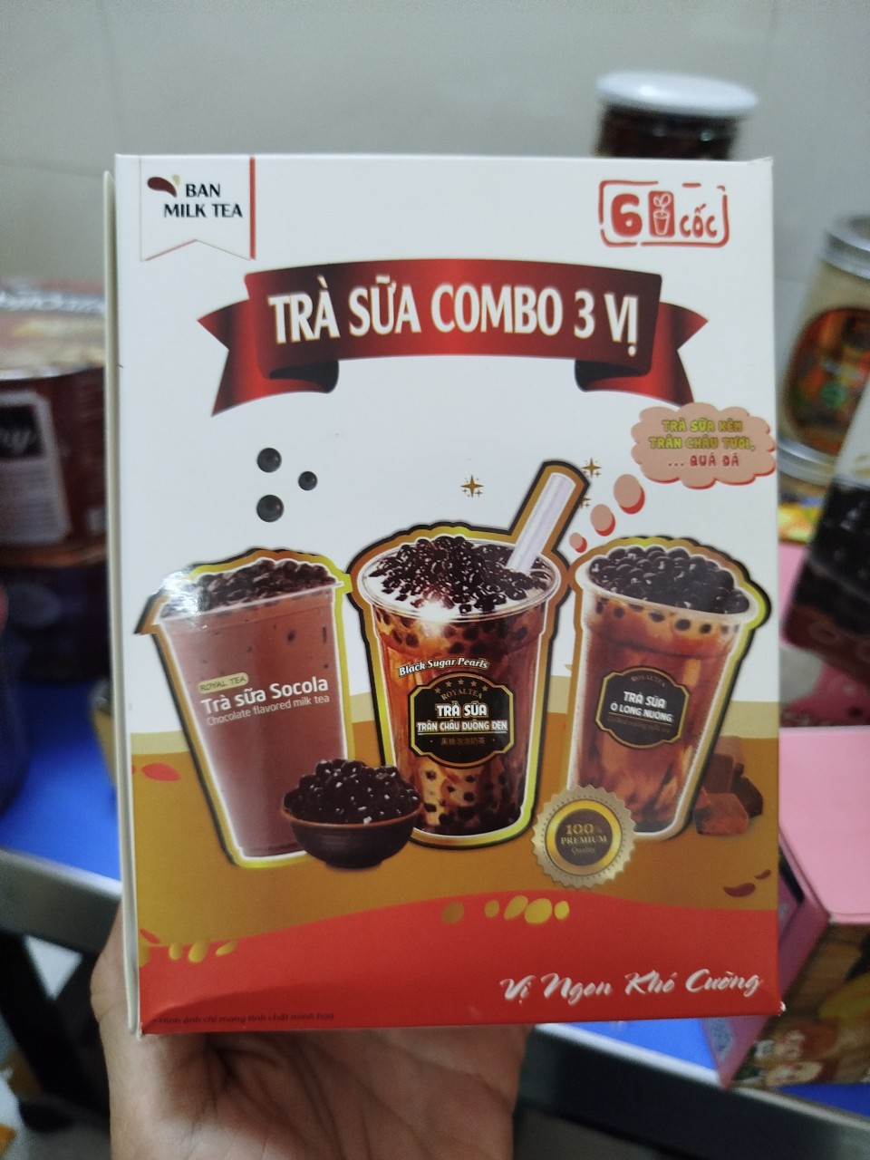 Gửi café nguyên liệu trà sữa đi Úc