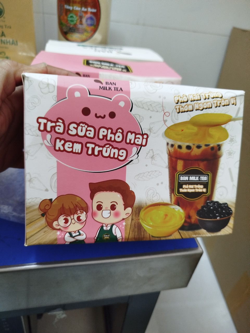Gửi café nguyên liệu trà sữa đi Úc