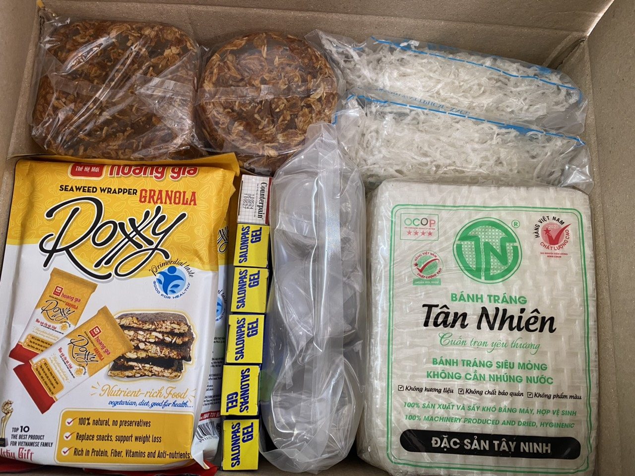 gửi nguyên liệu làm bánh trung thu đi nước ngoài
