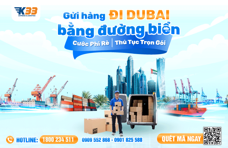 gửi hàng đi Dubai bằng đường biển