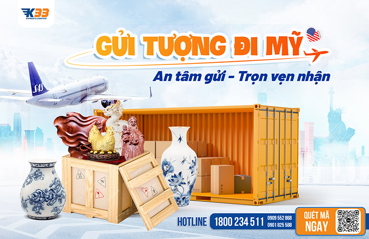 gửi tượng đi mỹ