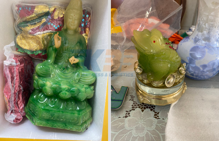 gửi tượng đi mỹ