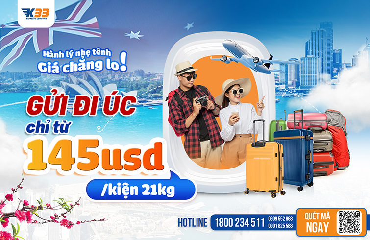 Gửi hành lý cá nhân đi Úc – Giải pháp tiện lợi cho Việt kiều, du học sinh