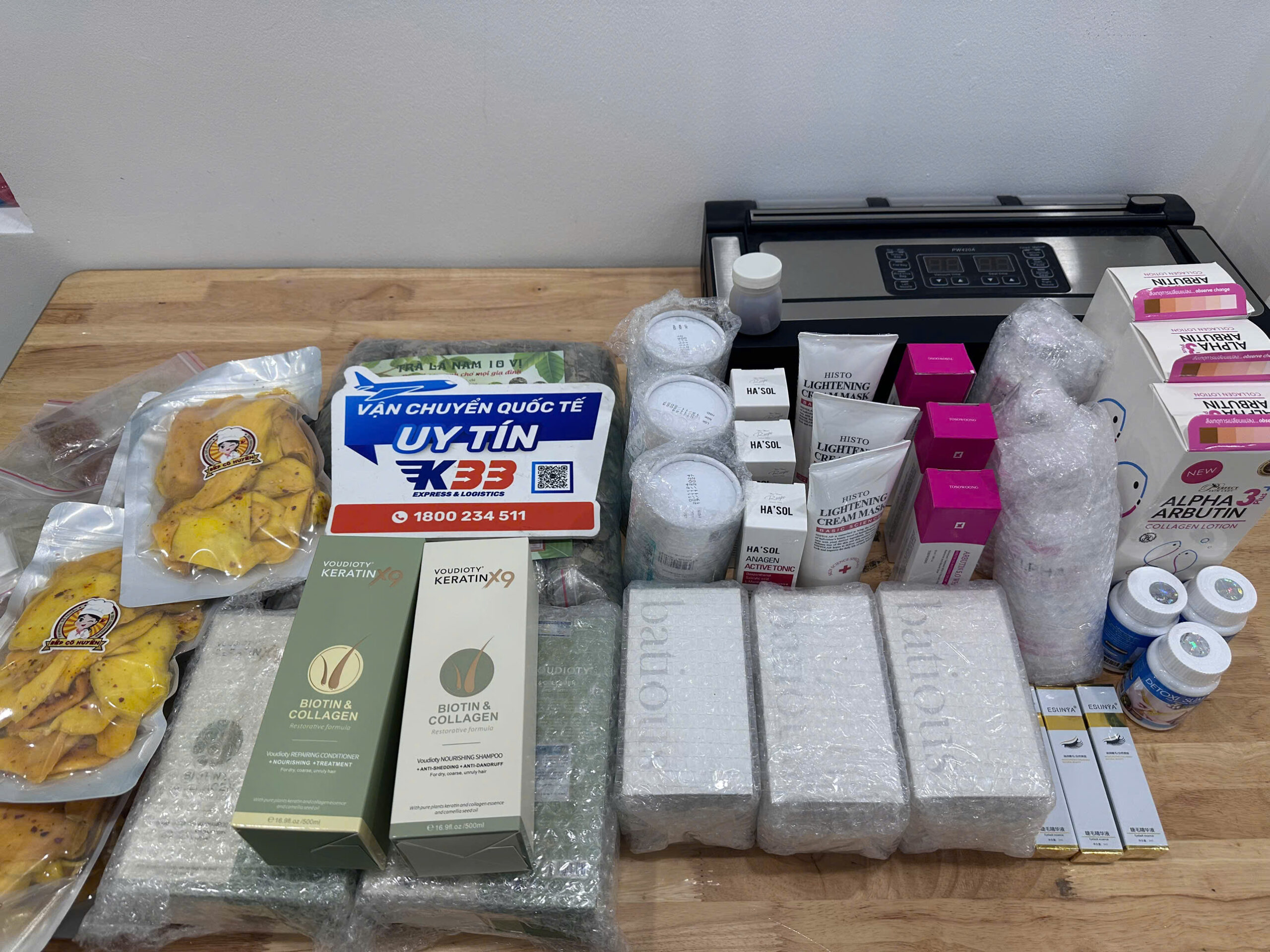 kiểm tra trước khi gửi thực phẩm và mỹ phẩm đi Mỹ